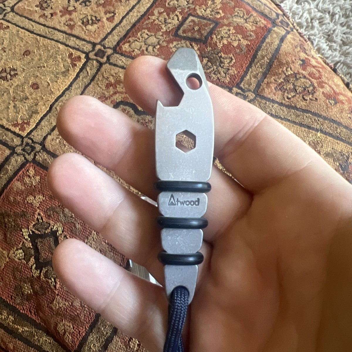 Peter Atwood Pocket Tool: ⚡️SHINER⚡️Raw Bar Flat S30v