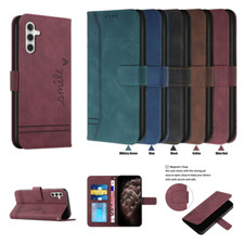 For Samsung Galaxy "A" Series Magnetic Leather Flip Stand Card Wallet Case Cover