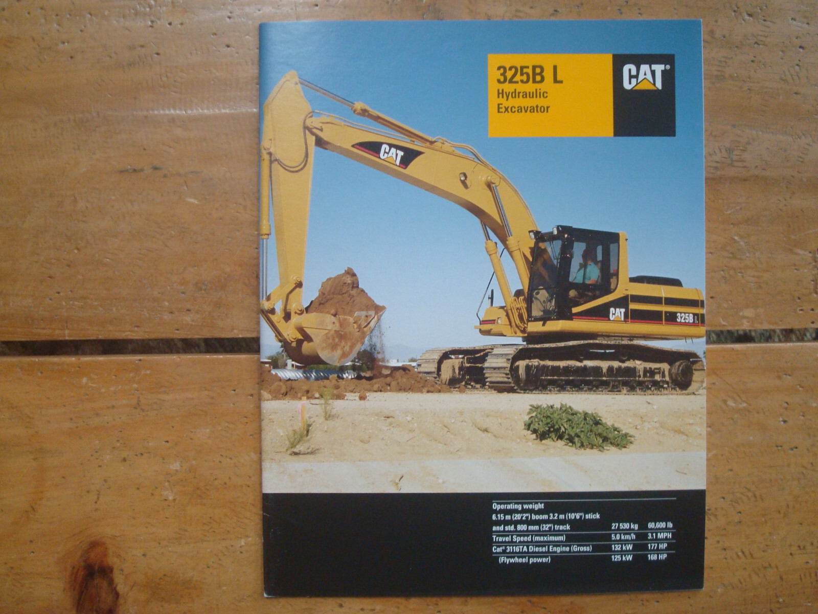 1998 Caterpillar 325B L Hydraulic Excavator Brochure