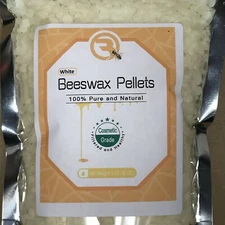 2 4 8 15 oz Pure Natural White Beeswax Pellets Pastilles for Candle Soap Making