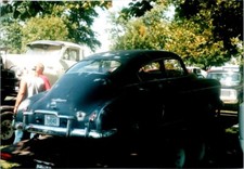 1949 Chevrolet Chevy Styleline rear auto car photo FREE SHIPPING