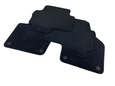OEM VW Fussmatten Velours schwarz Sharan 7N Seat Alhambra Teppich Stoff original