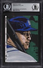 Miguel Cabrera Original Art Sketch Card Detroit Tigers 1/1 BAS