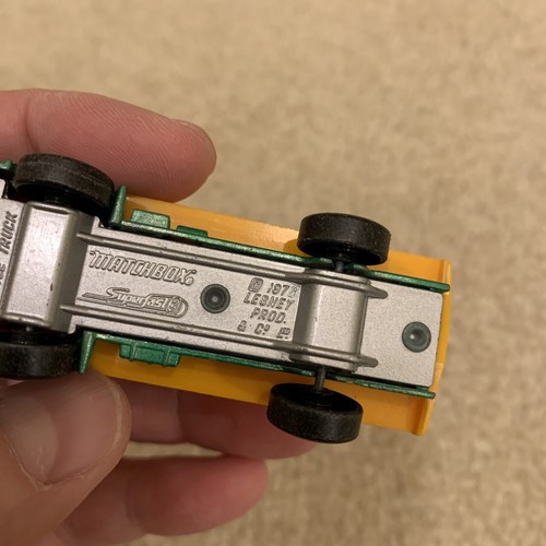 Matchbox Green Cab Dodge 3" Diecast Toy Cattle Truck No.71 Superfast Lesney 1976 - Picture 11 of 13