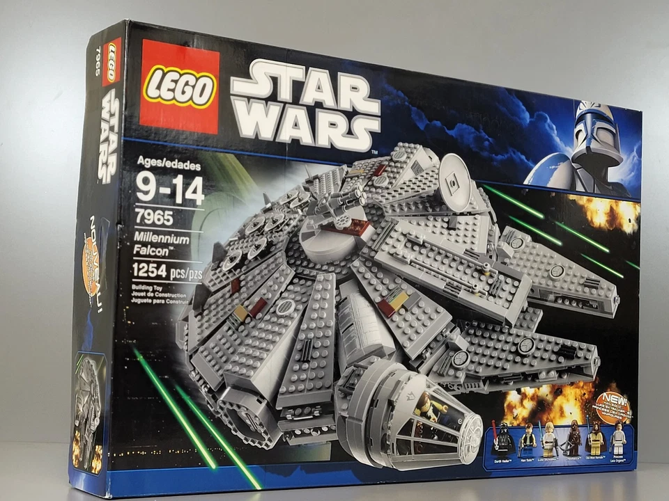 LEGO 7965 Star Wars Millennium Falcon RETIRED (NEW & SEALED) Darth Luke Han Leia - Image 2 of 4