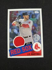2020 Topps Series 2 J.D. Martinez Boston Red Sox 1985 35th Anniversary Relic