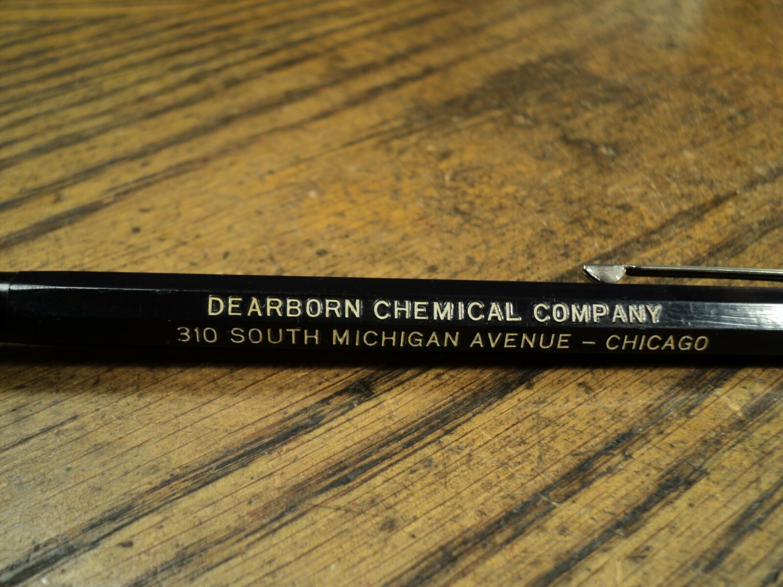 Vintage Autopoint Mechanical Pencil Dearborn Chemical Company Chicago 3