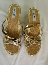 goldene Pantolette Gr. 41 von Ariane - NEU