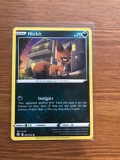 Nickit 47/72 - SWSH Shining Fates - Common - Pokemon Card - M/NM