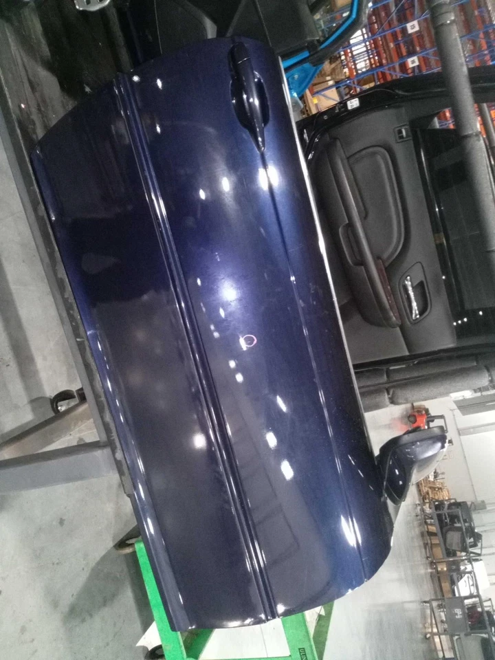 BMW 330I 2004 puerta delantera derecha, azul, usado, 119 k millas, pieza OEM 307785 Foto 2 de 3