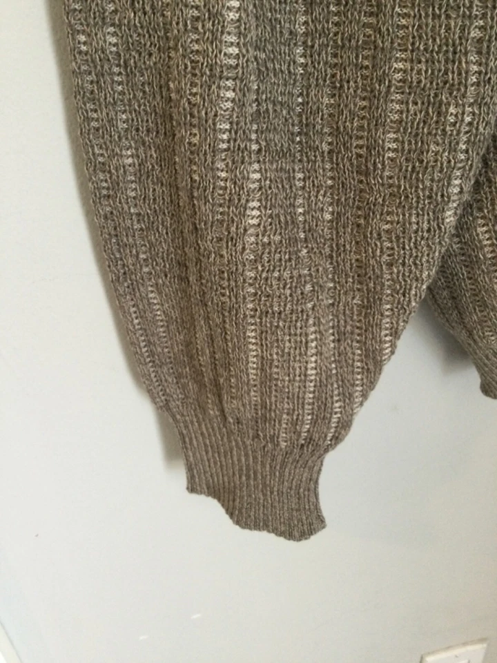 NWT Italy Bachrach Men's Knit Sweater Acrylic Geometric Sweater XL Cardigan - Image 3 of 4