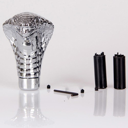 Universal Car Cobra Head Gear Shift Knob LED Eyes Shifter Manual Automatic - Picture 10 of 14