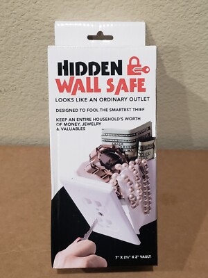 Wall Safe Electrical Outlet Socket Diversion Hidden Home Security Secret Stash 