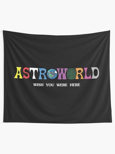 Flag Astroworld Wall Tapestry Travis Scott Astroworld Flag TikTok Shop