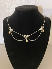 Signed 1990s Christian Dior Pearl Necklace