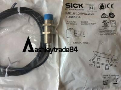 New SICK IME18-12NPSZW2S Inductive Proximity Sensors