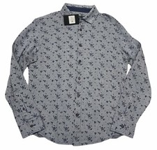 Bugatchi Mens Medium Shirt Long Sleeve Button...