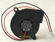 EVERCOOL EC5015M12S 12V 0.15A 1.80W 2-Wire Turbo Cooling Fan