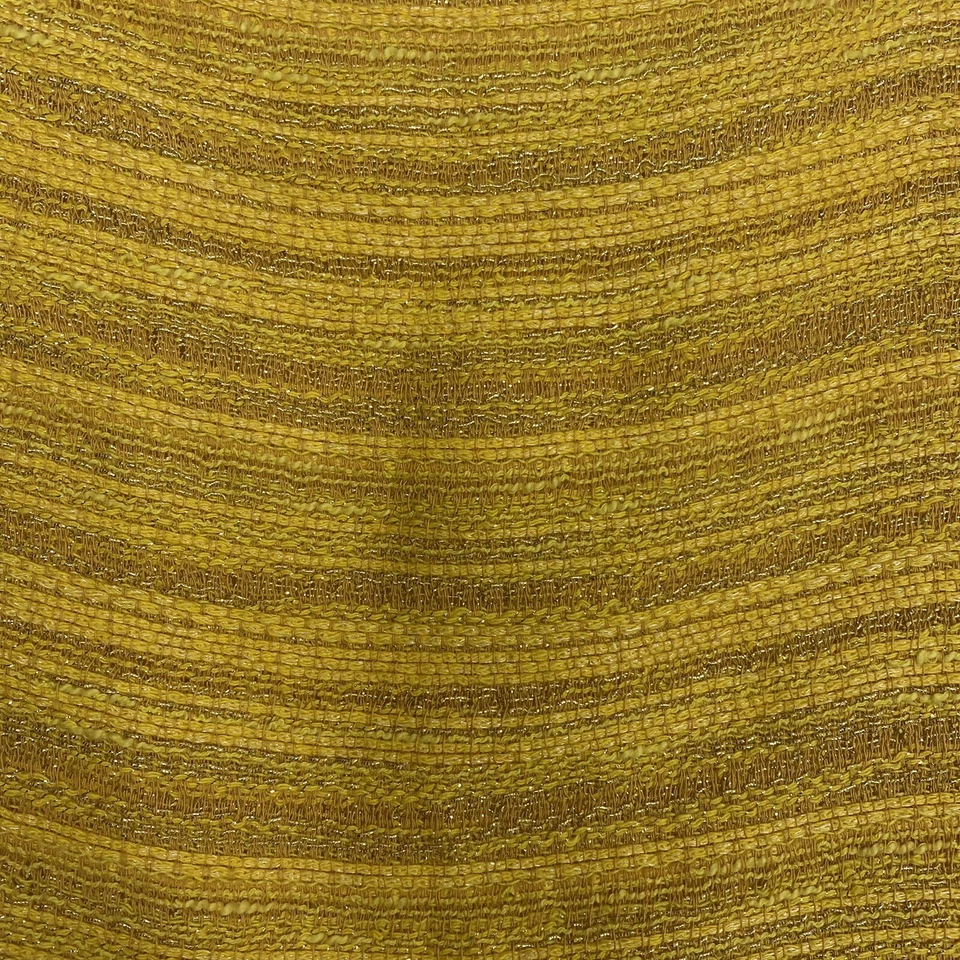 Falda de tweed metálica a rayas doradas amarillas Alice & Olivia para mujer 0. Foto 2 de 4