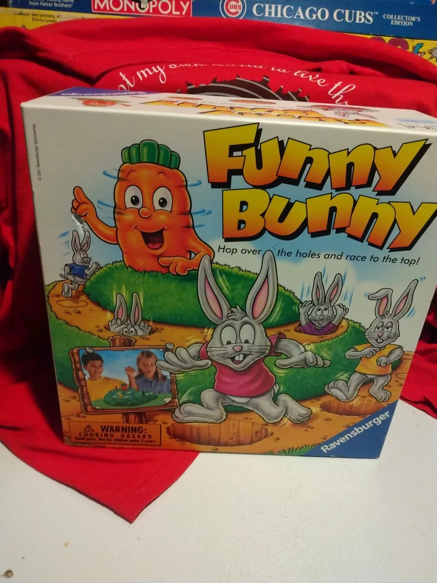 funny bunny game  Ravensburger Funny Bunny Game for Children Age 4 Years  and Up - 2 to 4 Players - Kids Gifts