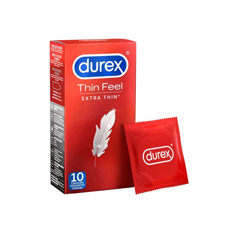 Preservativi DUREX Ultra Thin 10 pz i lattice ultra fini trasparente sottile