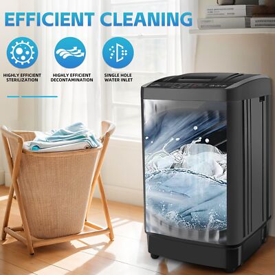 17.8Lbs Washing Machine Portable Laundry Washer Ideal for Home, Apartment, RV_