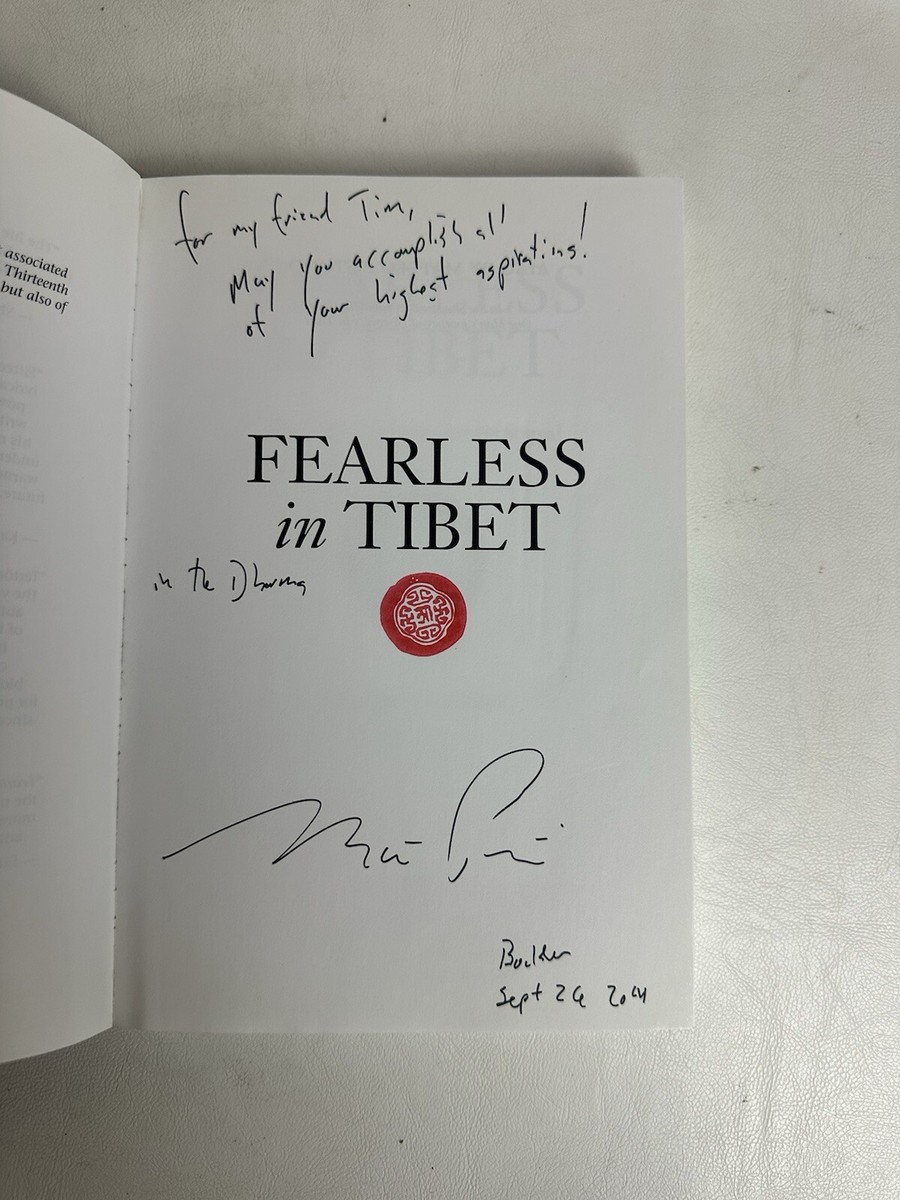Fearless in Tibet The Life of Mystic Terton Sogyal Matteo Pistono SIGNED  1st Ed