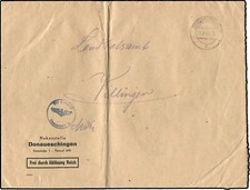 Franz&ouml;sische Zone Allgemeine Ausgabe, 1945, Barfr., Brief
