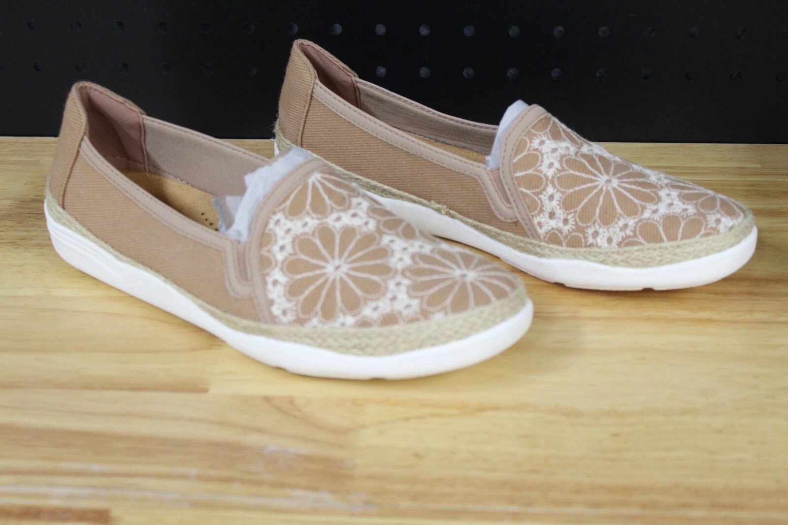 Mocassino donna Clarks Elaina Harbor beige caldo 7 5 M A570735 