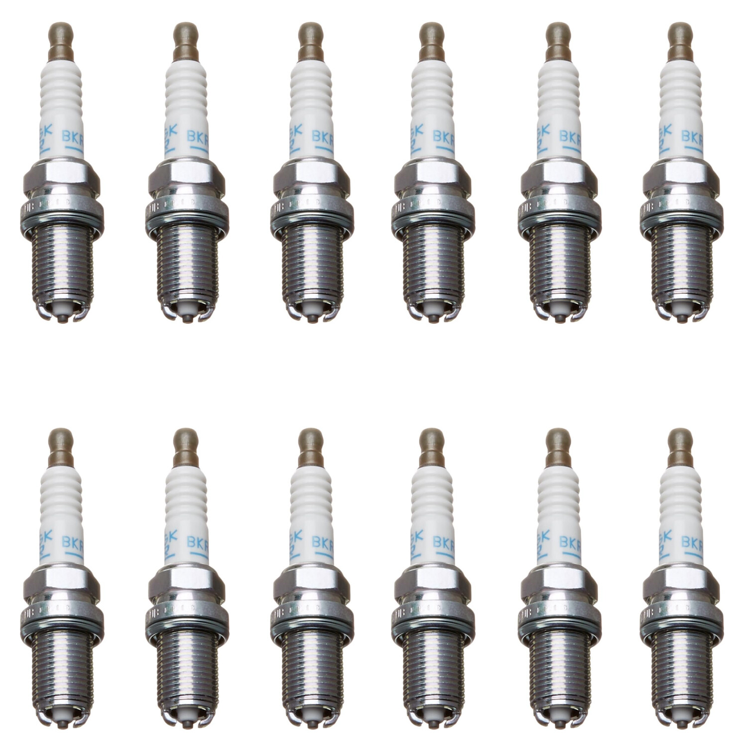 NGK Standard Spark Plug Set (12 Pieces) 7969 For BMW E66 760Li Rolls Royce V12