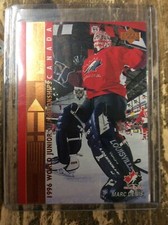 Marc Denis 1996 World Junior Championships Upper Deck Hockey Used