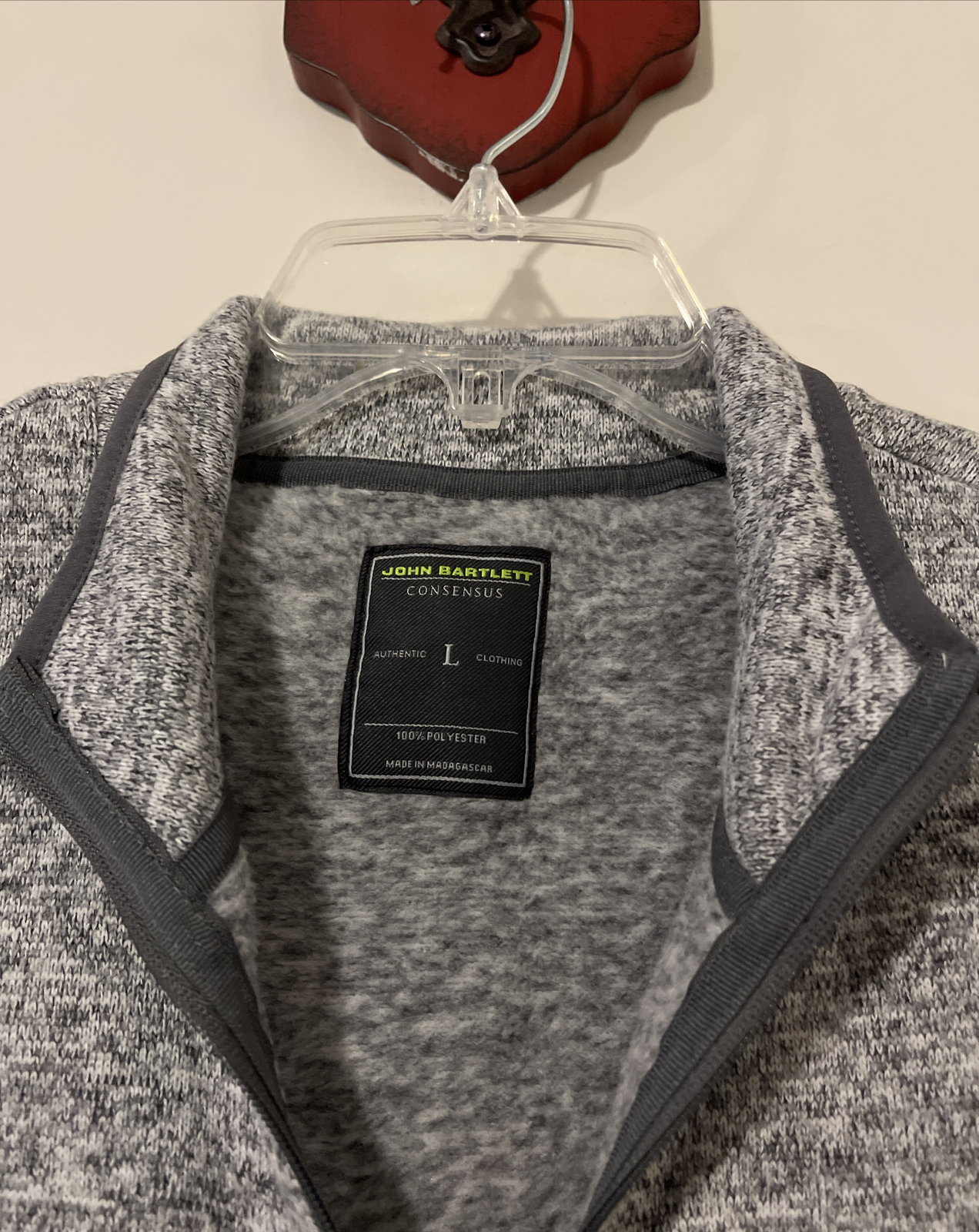 John Bartlett Consensus Mens Large Gray Sleeveles… - image 4