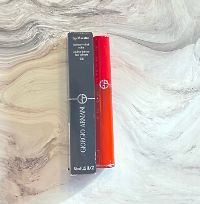 Giorgio Armani LIP MAESTRO LIQUID LIPSTICK Lippenstift 405 Brandneu 