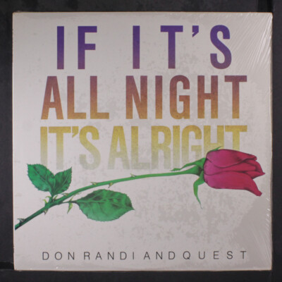 DON RANDI & QUEST: if it's all night it's all right Bee Pee Records (2) 12'' LP S