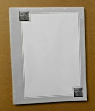 DECORATIVE STATIONARY 2 CLASSIC DESIGN 8.5” X 11” PRINTER PAPER  60 SHEETS ~ NEW