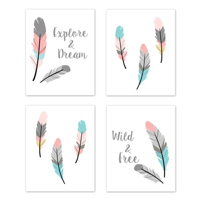feather nursery decor