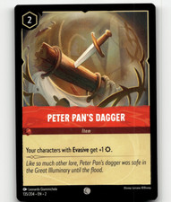 Disney Lorcana Peter Pan's Dagger - Rise of the Floodborn