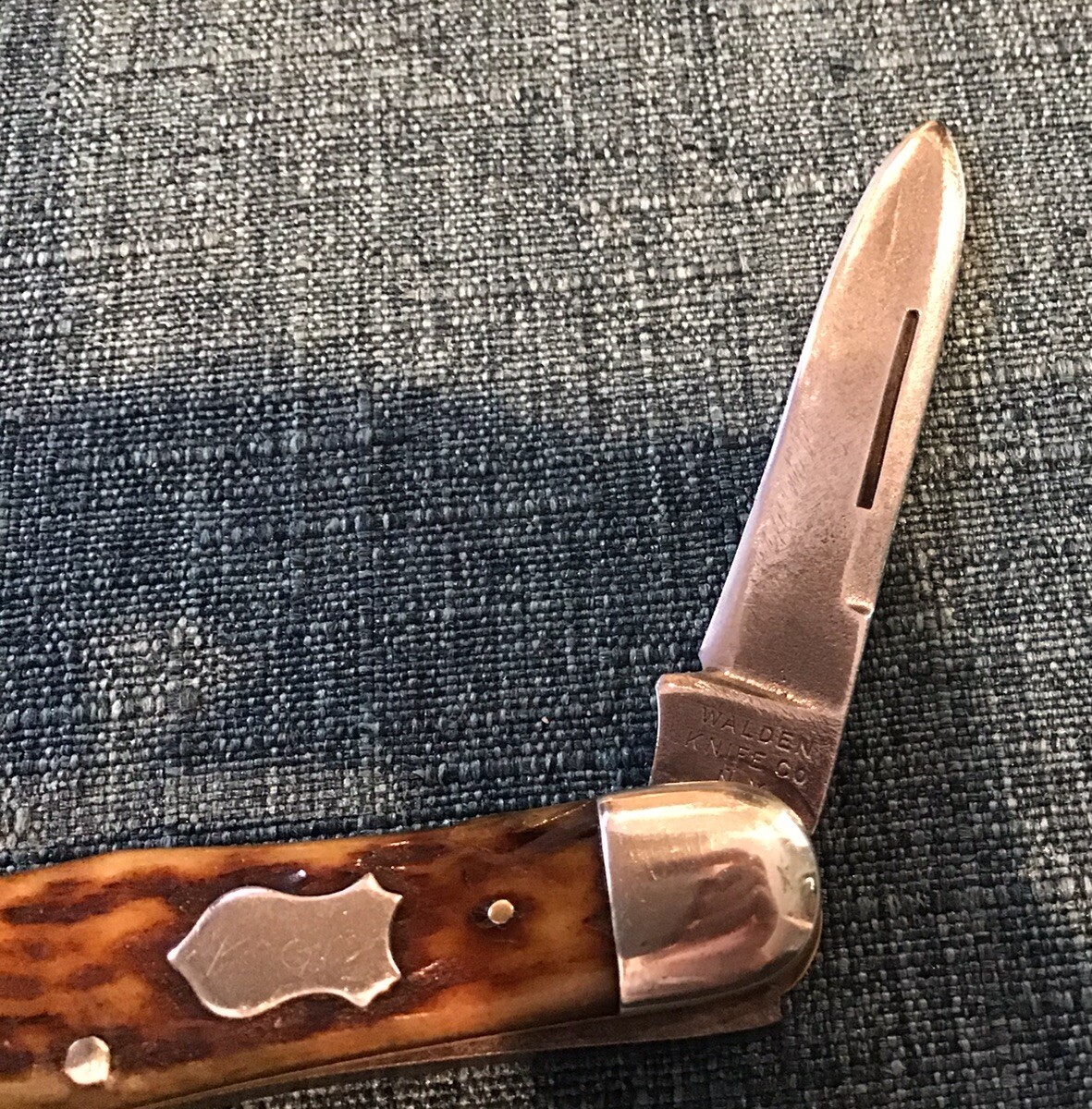 Vintage Walden Knife Co. N.Y. 2 Blade Pocket Knife eBay
