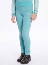 LeMieux Mini Pull On Breech Lagoon | Stretch, Seamless, Silicone Seat