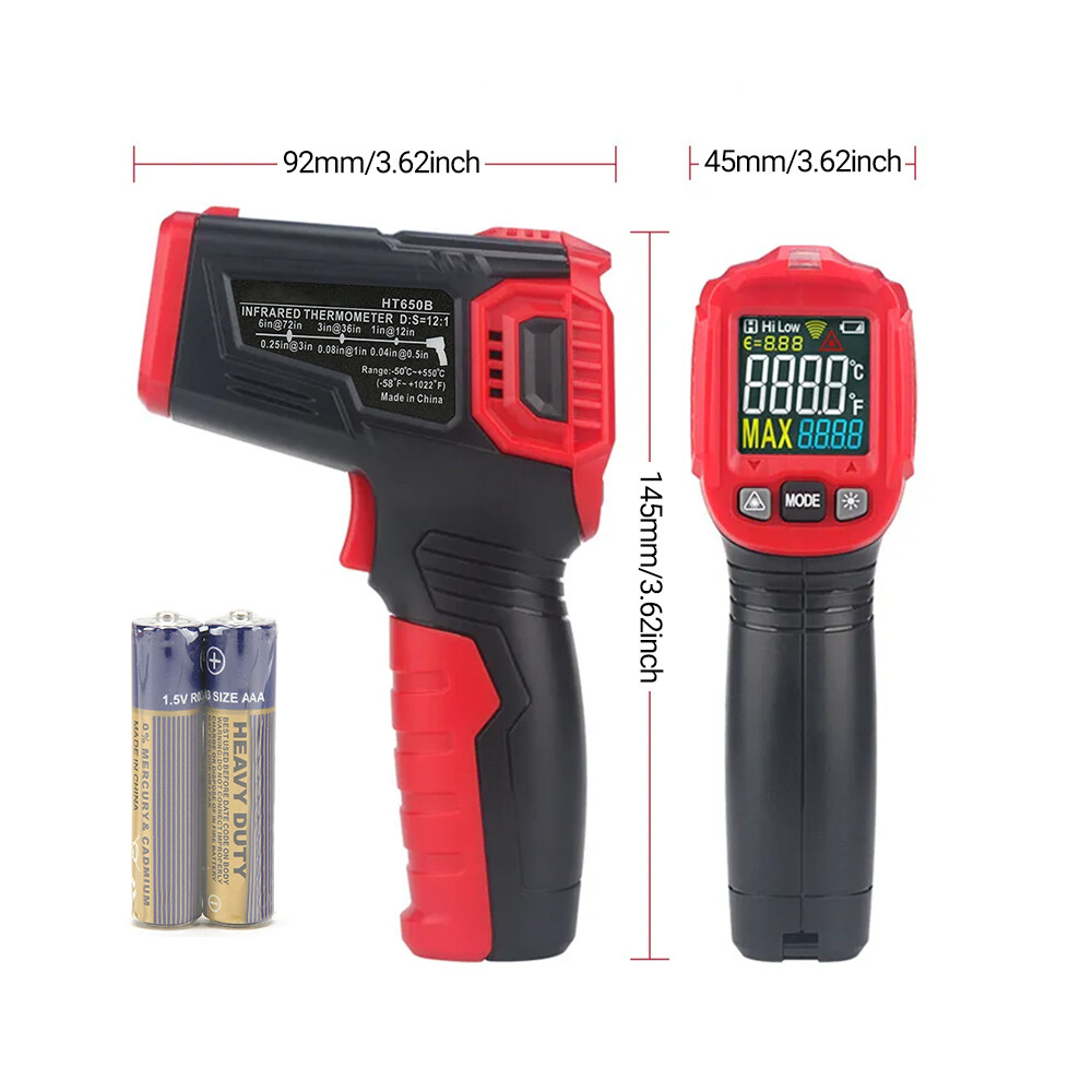 Digital Infrared Thermometer Laser Temperature Gun Industrial 50550