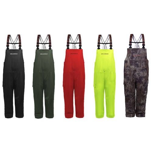 Grundens Neptune 509 Bibs Trouser Fishing Rain Pant Orange & Green