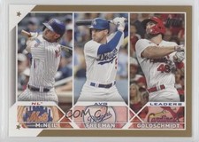 2023 Series 1 League Leaders Gold /2023 Paul Goldschmidt Freddie Freeman #43 0q5