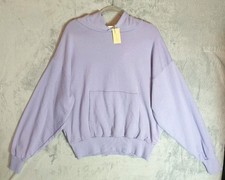 Mnml Double Layer Hoodie Purple M Oversized Fit 100% Cotton Made in India