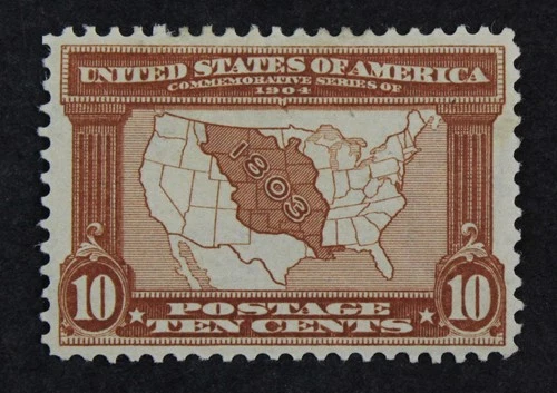 CKStamps: US Stamps Collection Scott#327 10c Mint H OG Gum Disturb CV$130