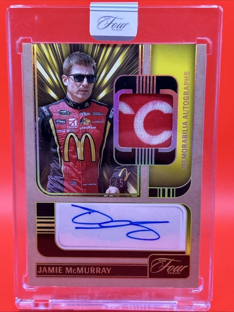 2025 Panini Turn Four Racing Memorabilia Autographs Jamie McMurray 1/5
