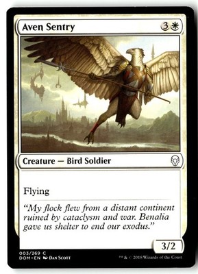 Aven Sentry 3 Common Dominaria Magic: The Gathering Near Mint