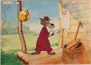 Droopy Slick Wolf 1958 MGM Original Production Cel Sheep Wrecked Very Rare