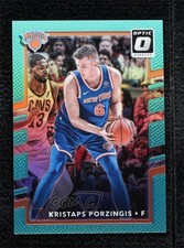 2017-18 Panini Donruss Optic Aqua Prizm 22/25 Kristaps Porzingis #98 7zf