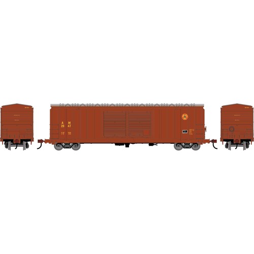 Coche de carga Roundhouse RND-1373 HO AM 50' FMC 5283 doble puerta #2047 | Zustand: New