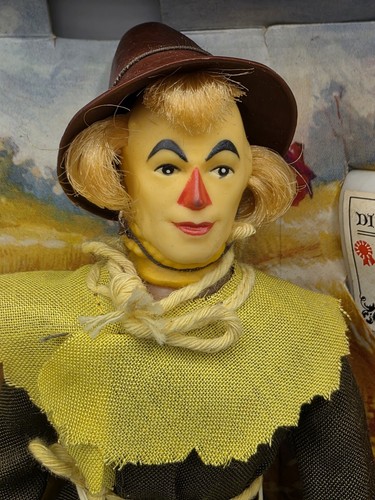 VINTAGE 1974 MEGO Wizard of Oz The Scarecrow 8" Figure w/Original Box - NEW - Afbeelding 10 van 12